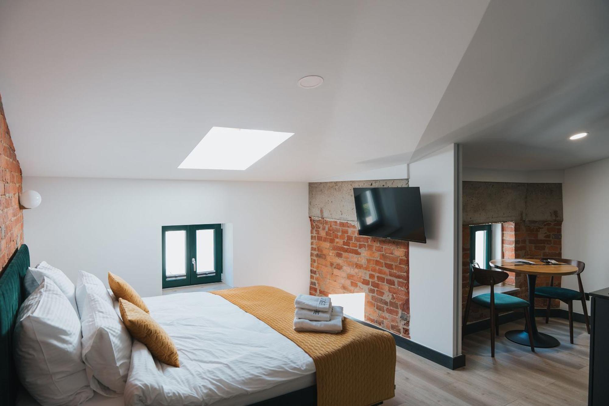 Apartamenty Biblio Lodź Bagian luar foto